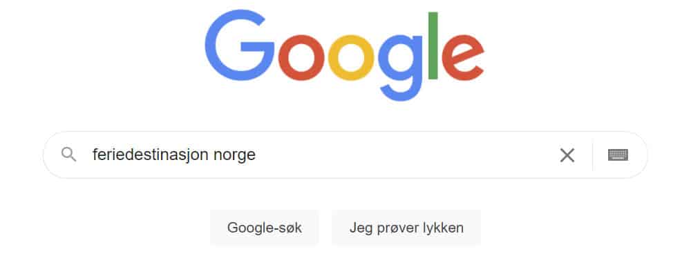 Søkeord i Google