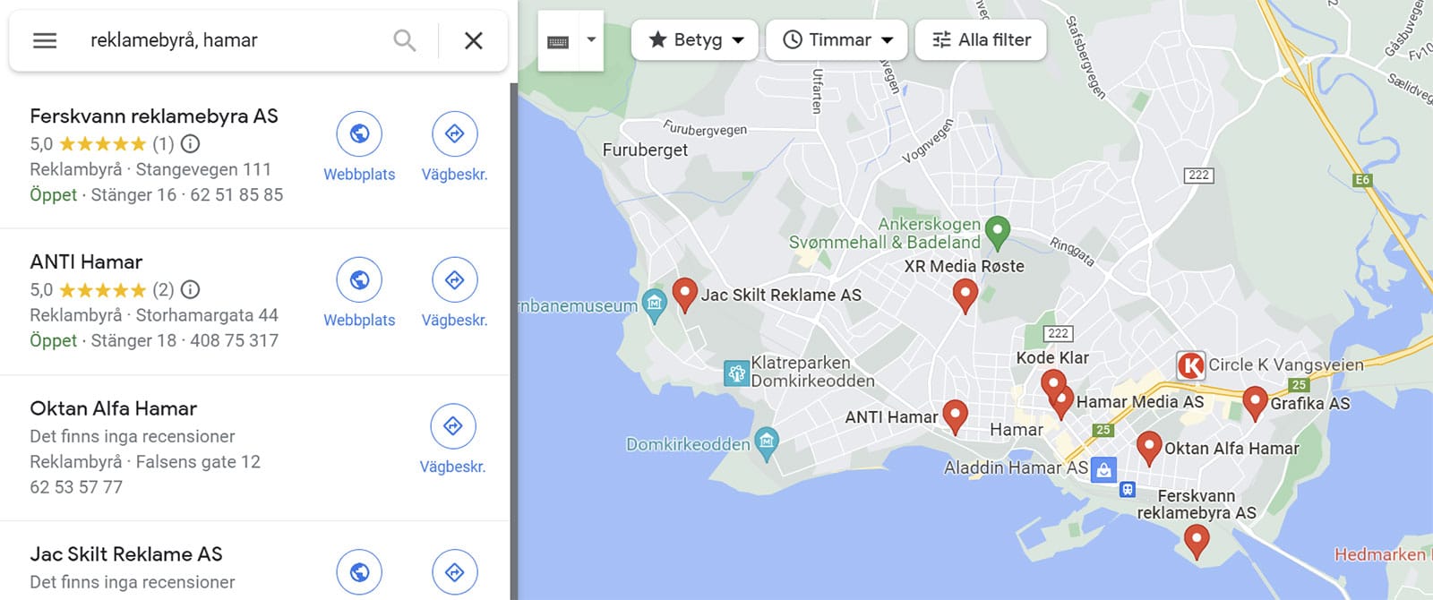 Synlighet i Google Maps med hjelp av lokal SEO og Google My Business